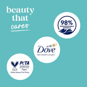 Dove DermaCare packaging on set showing calm relief benefits