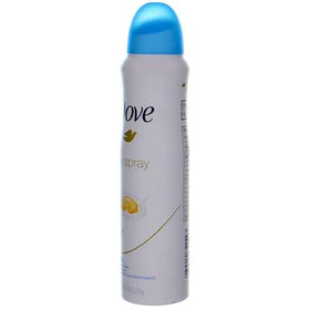 Three-pack Dove deodorant supplies for daily use.