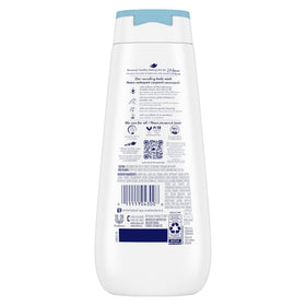 Dove Gentle Exfoliating Sea Minerals micro-moisture droplets on skin during wash