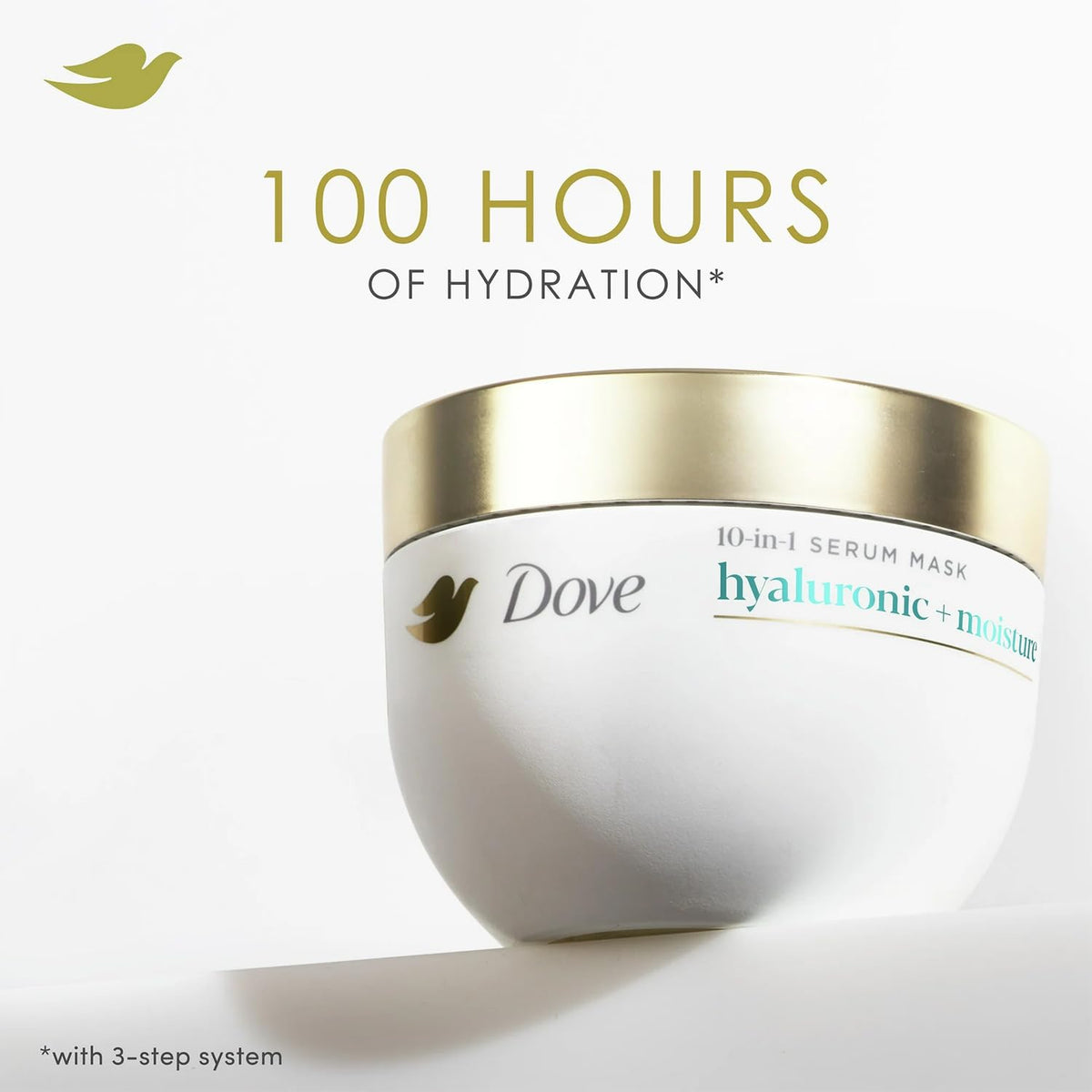 Dove hair after use looks smoother and softer