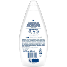 Dove Hydrate Body Wash 2-Pack squeeze bottle ready for daily use.