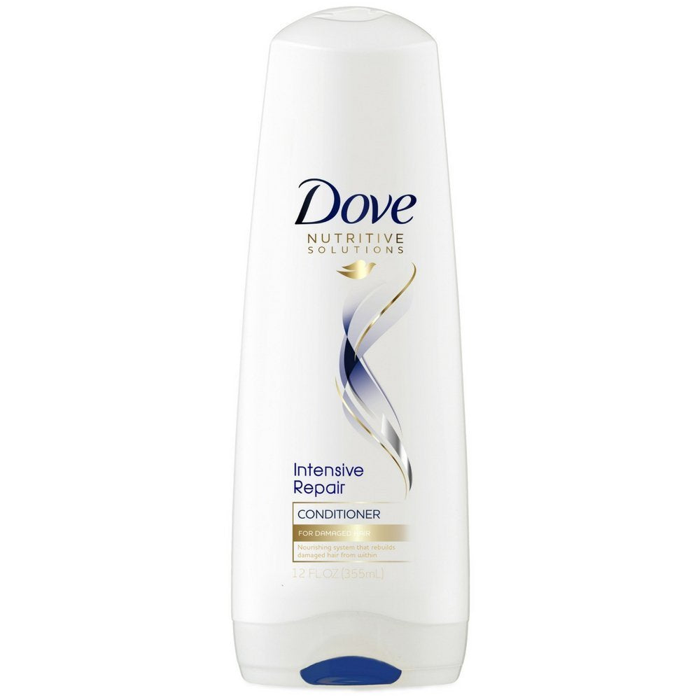 Dove Intensive Repair Conditioner bottle for nourished, smoother hair.