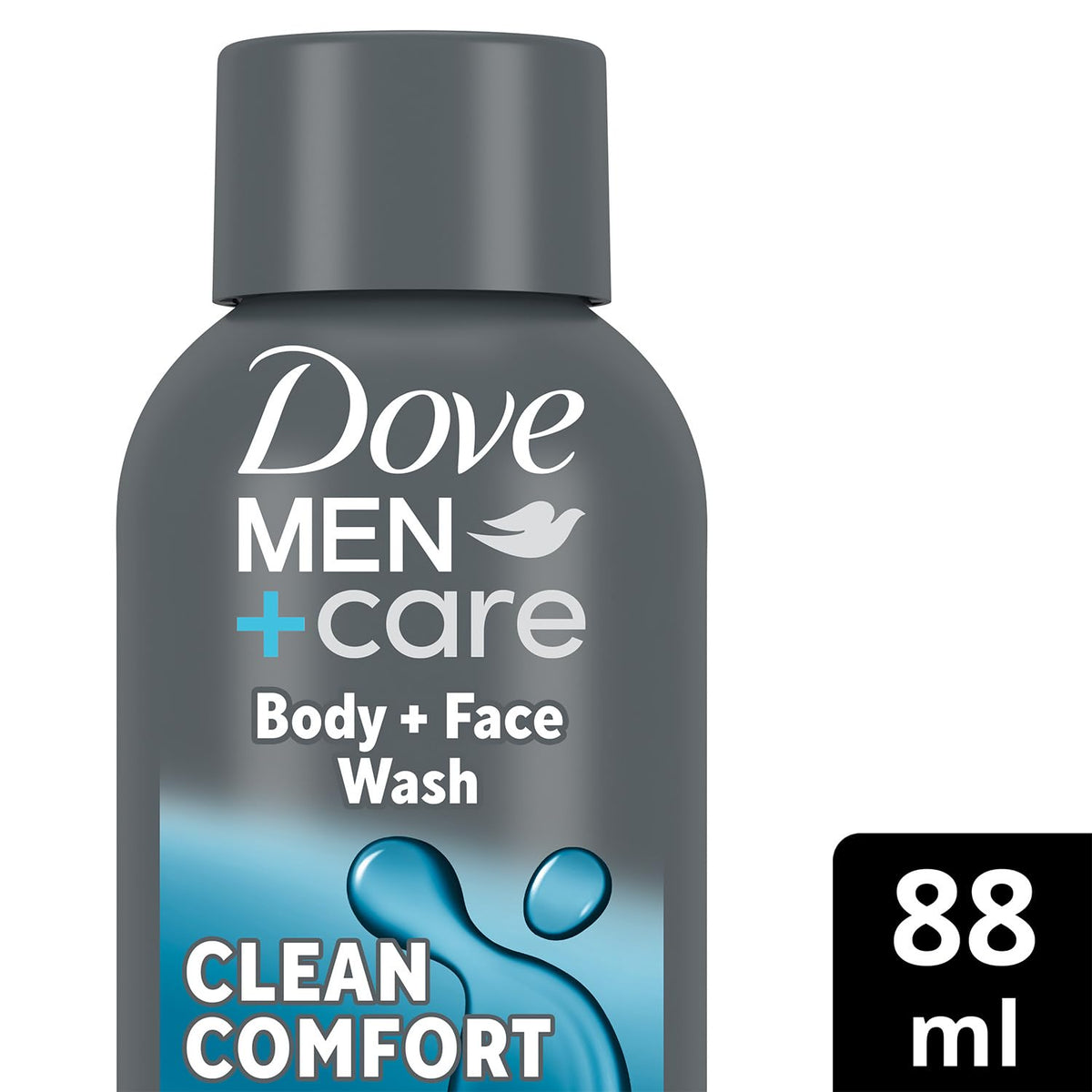 Rich foam on hand from Dove Men+Care Clean Comfort wash for easy cleansing