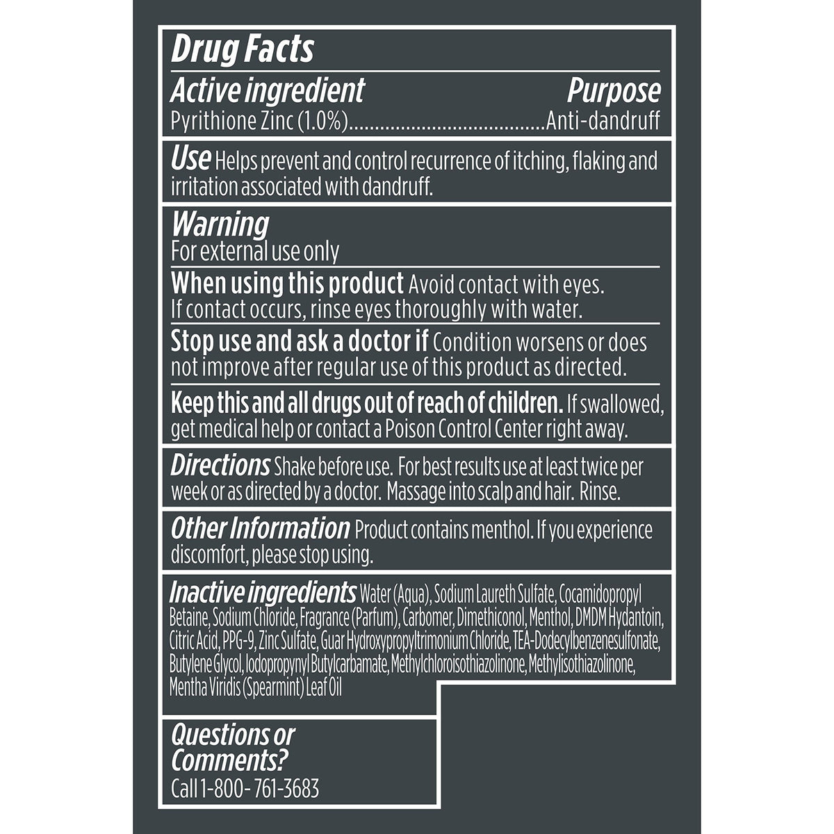 Dove Men+Care Dermacare Scalp application routine suggests easy scalp massage and comfort