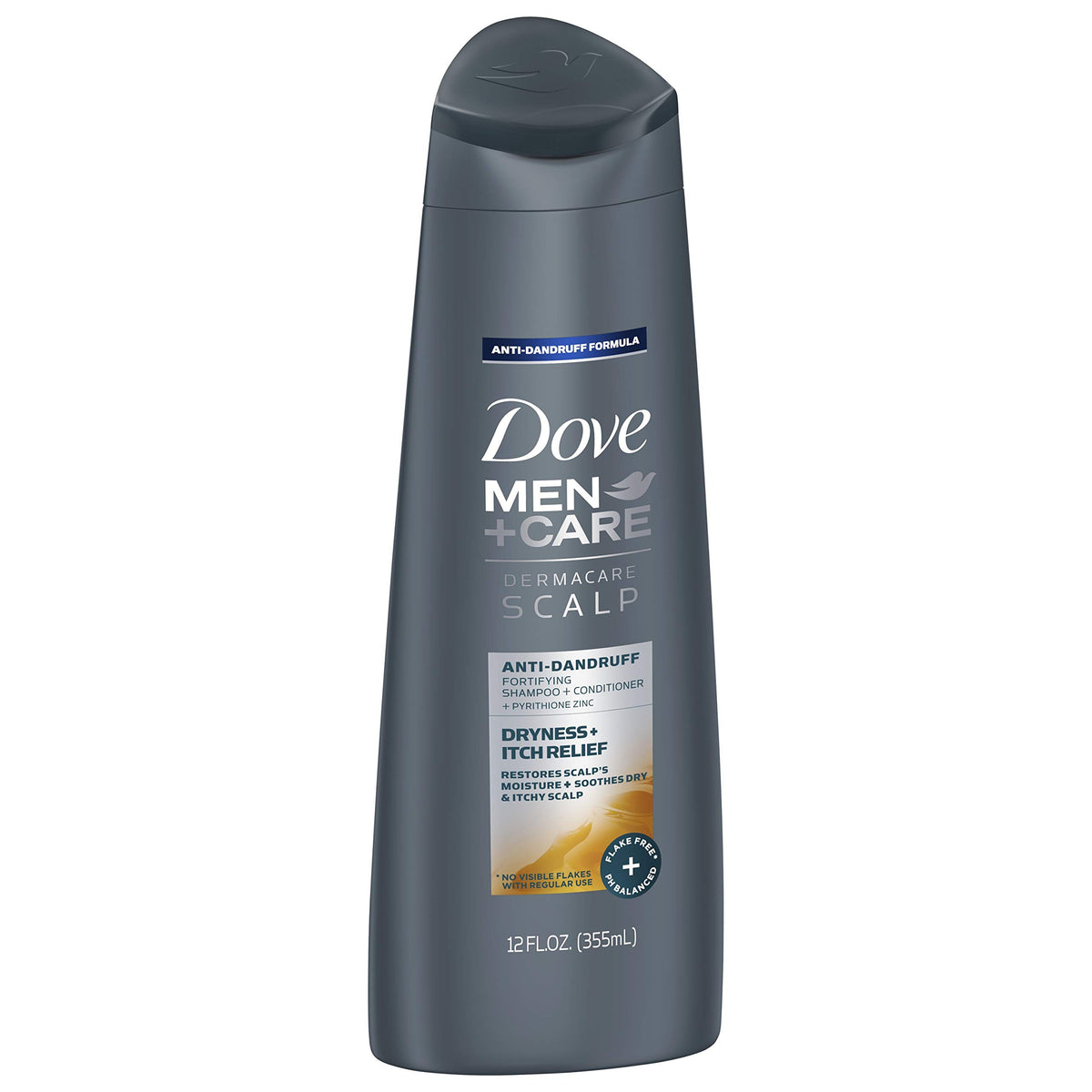 Dove Men+Care Dermacare Scalp foamy lather evokes fresh, clean shower experience