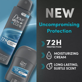 Dove Men+Care 4-pack packaging showcases value and convenience