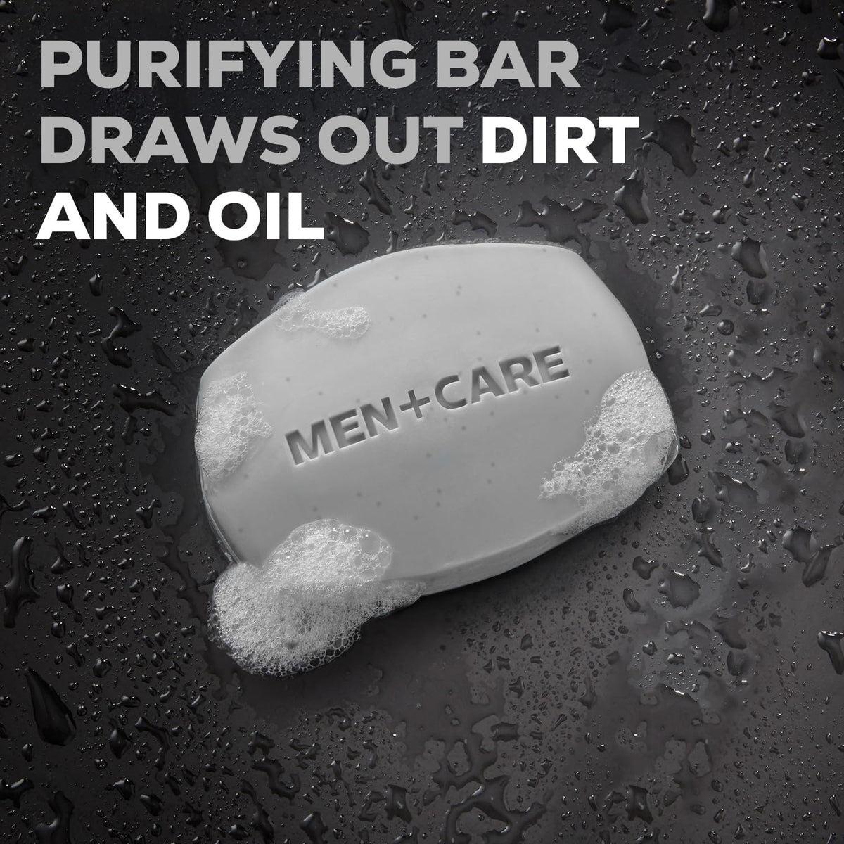 Dove Men+Care Charcoal + Clay six-pack display ready for shower routines
