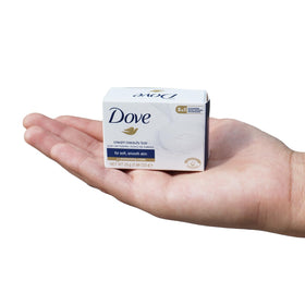 Dove Mini Beauty Bar 25g travel-size wrapped in hygienic packaging for premium guest amenities.