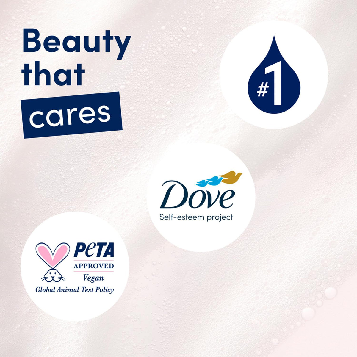 Dove Original Beauty Bar ingredients label highlights skin-friendly care values.