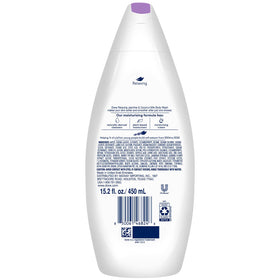 Dove Jasmine & Coconut Milk lather forms gentle foam