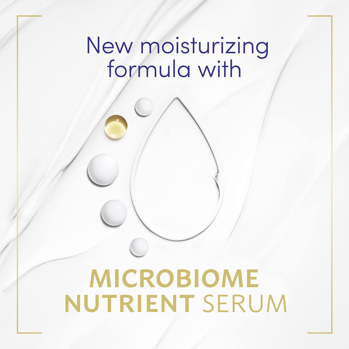 Dove Restoring microbiome gentle formula supports healthy skin balance.