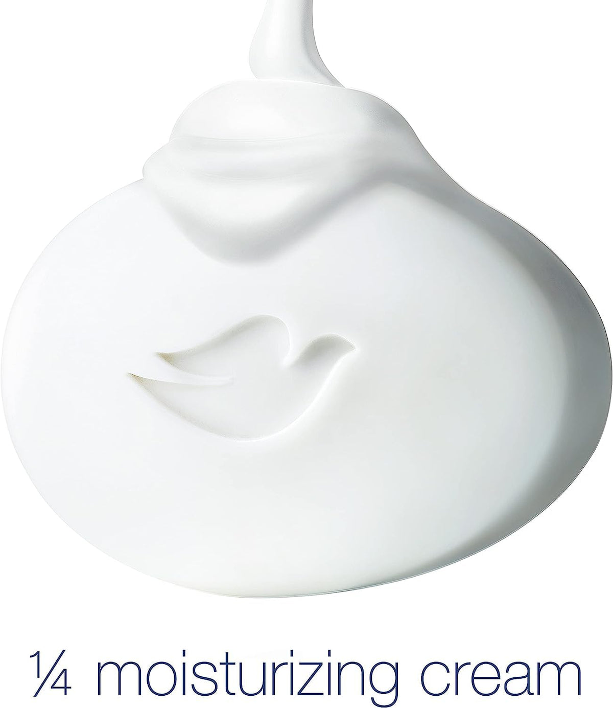 Dove bar for dry skin care shown with smooth post-wash skin