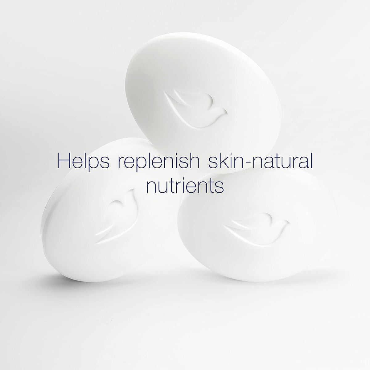 Dove sensitive bar foam close-up shows gentle cleansing action