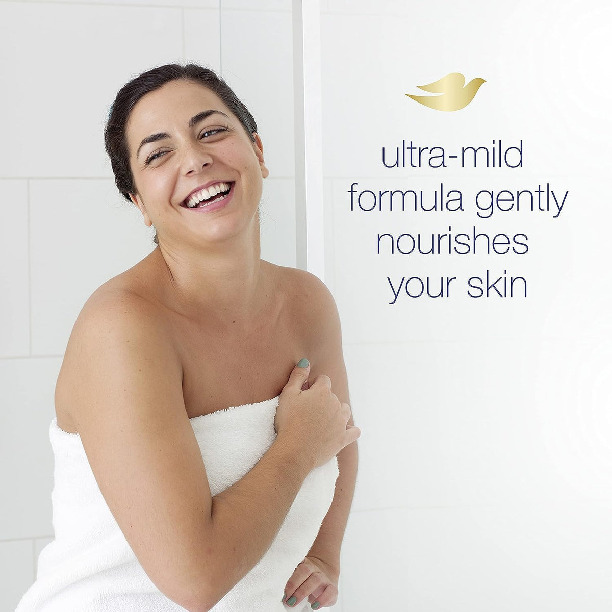 Dove unscented beauty bar packaging highlights moisturizing formula