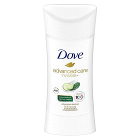Dove Sheer Cool fragrance close-up demonstrating a light, fresh scent after applying