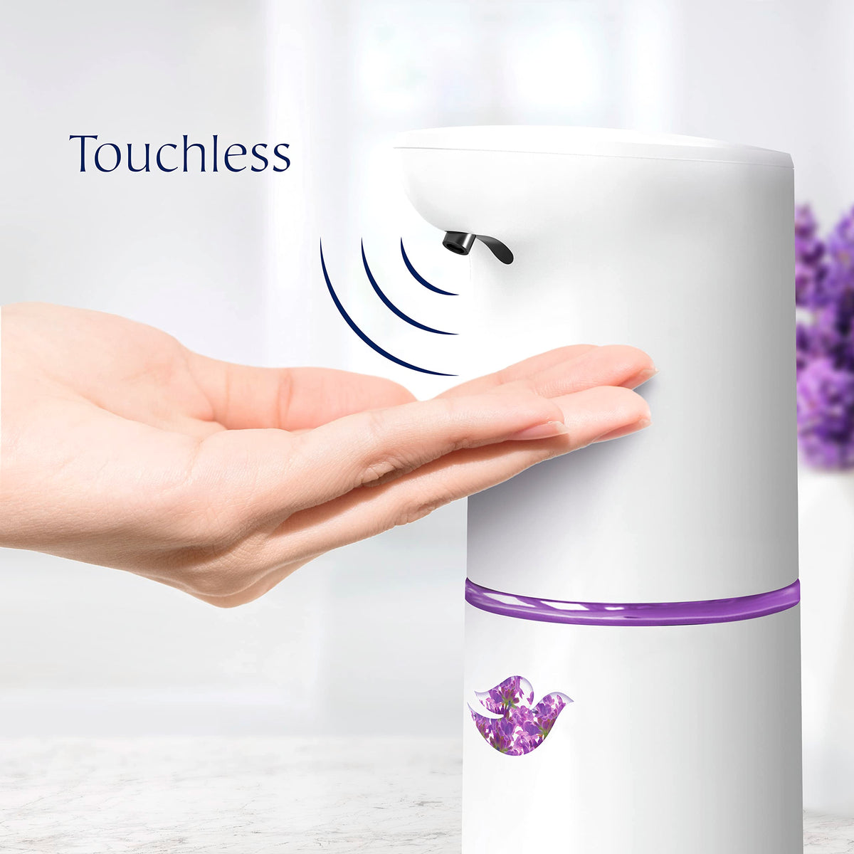 Dove sulfate-free and paraben-free formula is gentle on skin.