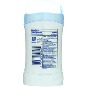 Dove underarm-application action demonstrates easy, mess-free deodorant use.