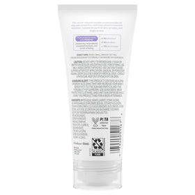 Close-up of Dove aluminum-free cream texture with coconut-vanilla scent