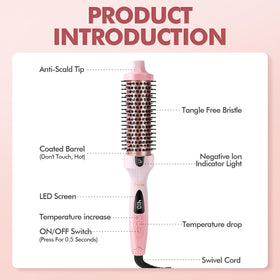 Dovza Blowout Boost five heat settings offer customizable styling options.