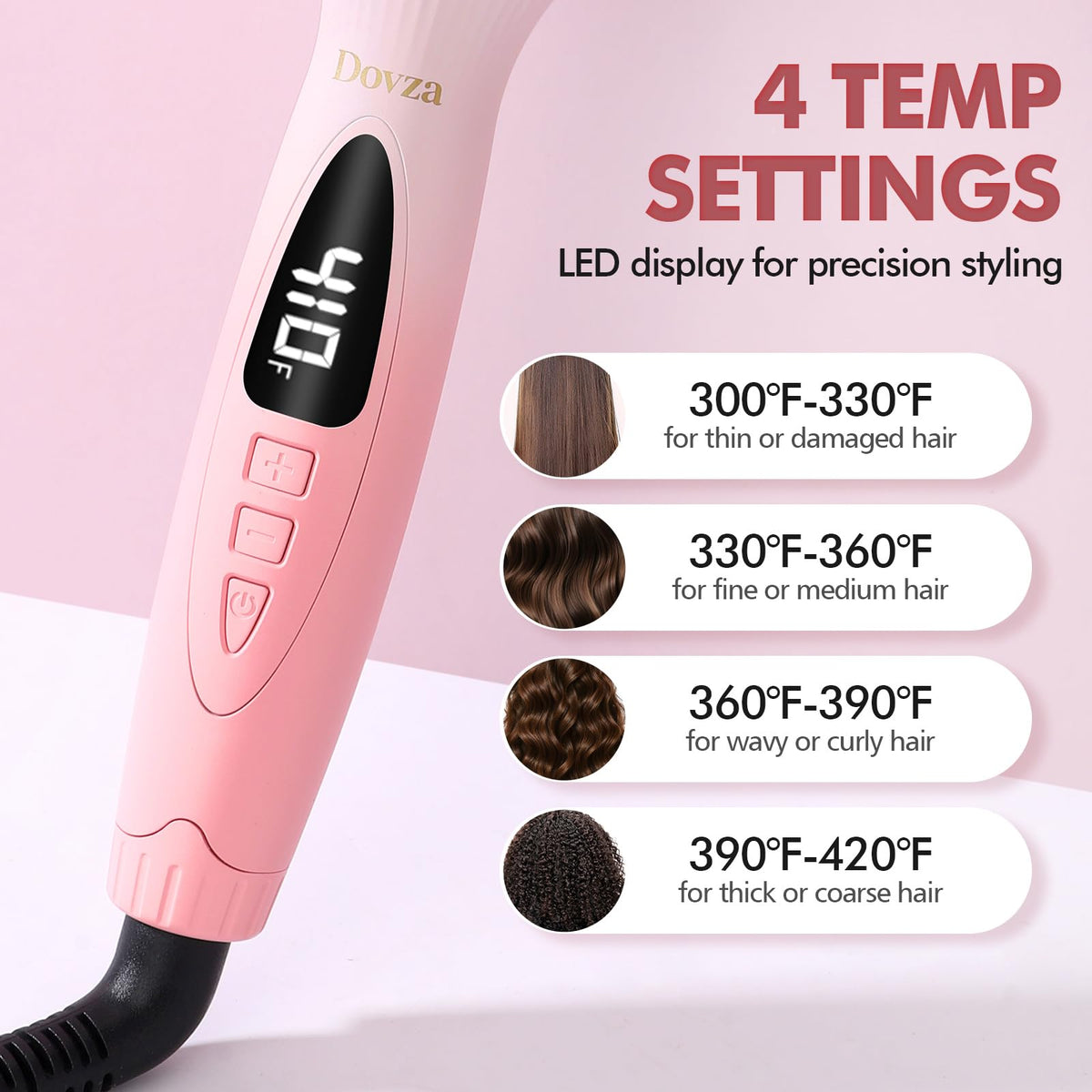Dovza Blowout Boost delivers a salon-like finish at home.