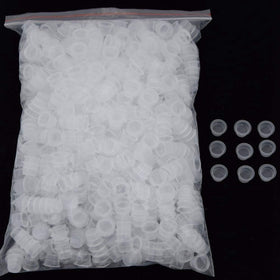 DOWEI tattoo ink cups 1000pcs large size for pigment ink—clean, studio-ready.