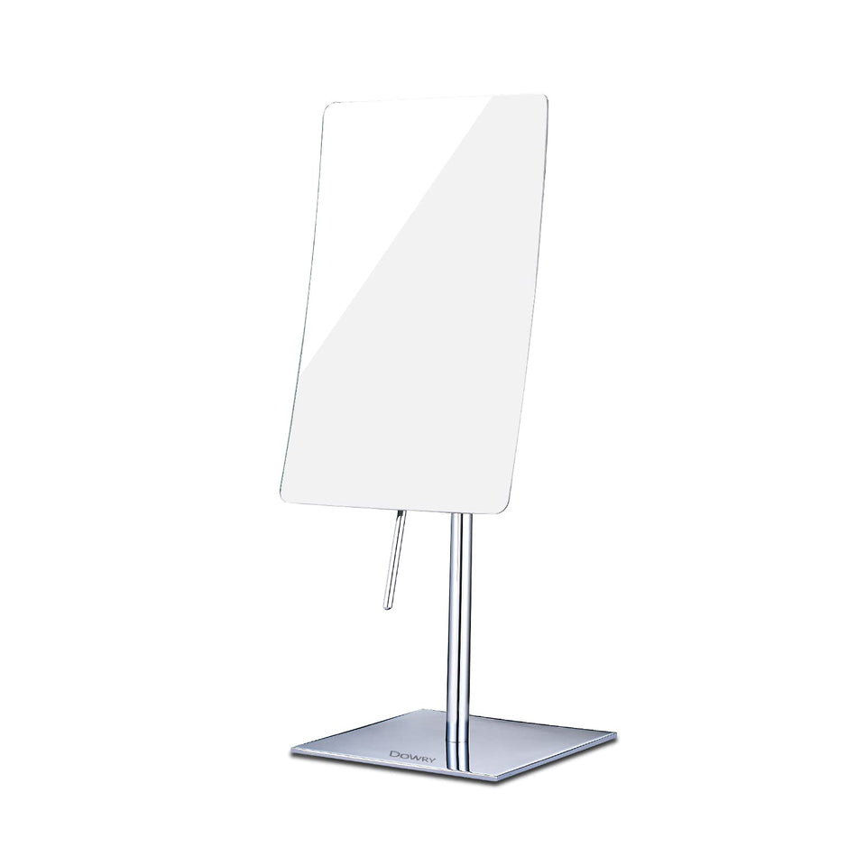 Dowry 5x tabletop magnifying mirror full view for precise makeup checks at home