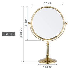 DOWRY brass and stainless steel construction ensures durable design.