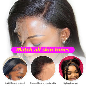 Dowstalgirl 100% Remy Brazilian hair for smooth, tangle-free styling.