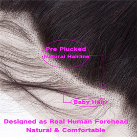 Dowstalgirl pre-plucked hairline for easy, flawless parting and styling.