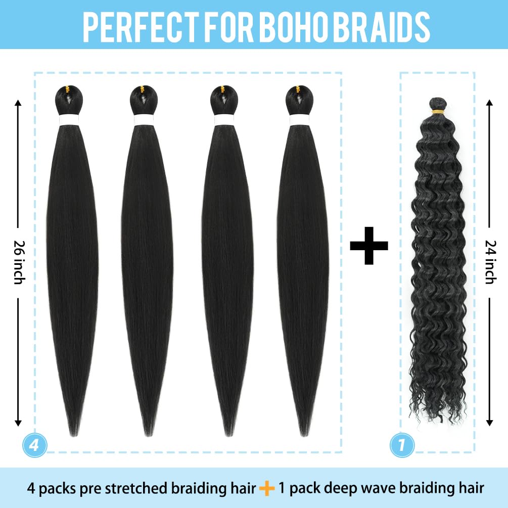 Doxken EZ Braid in multiple color options for versatile looks.