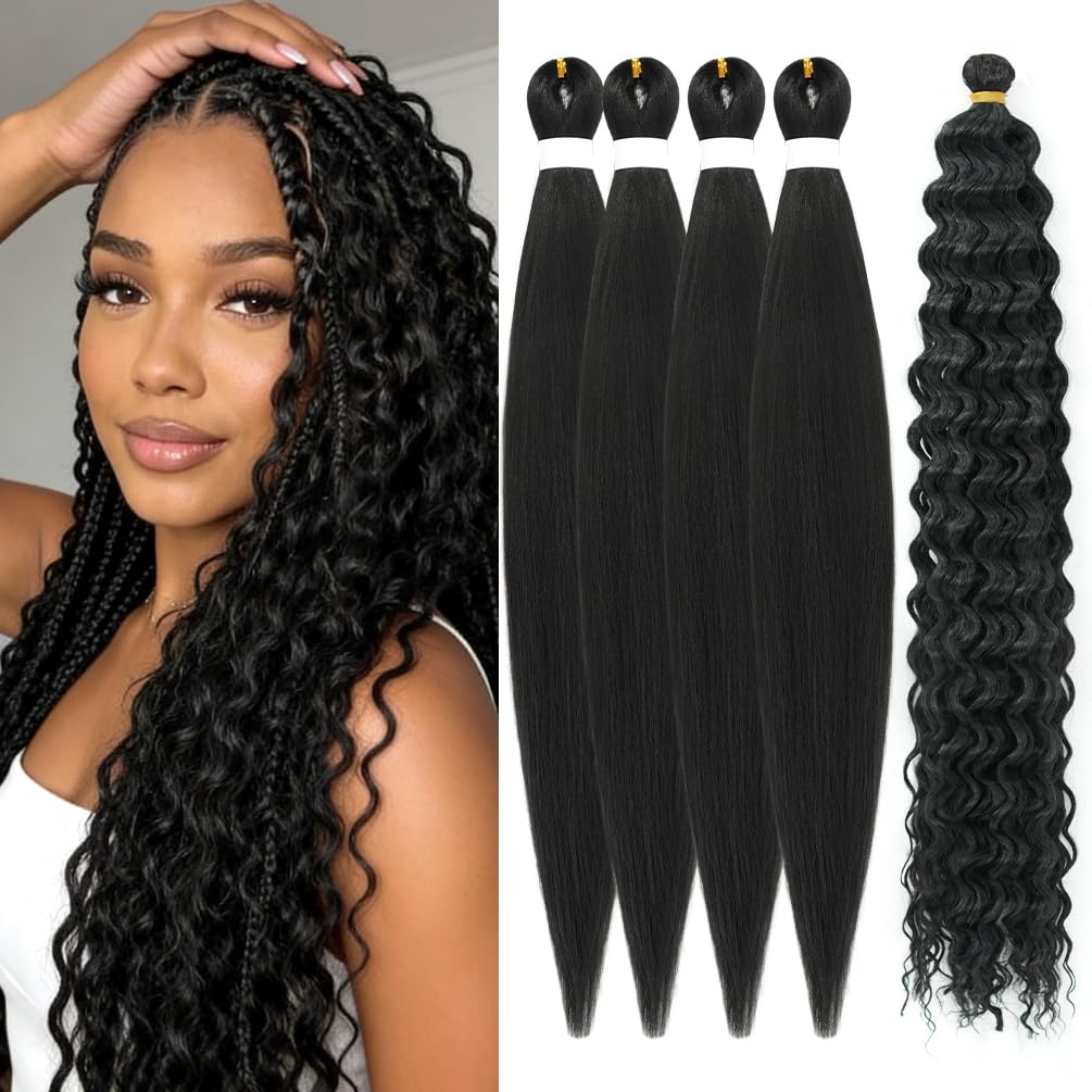 Doxken EZ Braid Knotless 26-Inch pack front view, ready for quick styling sessions.