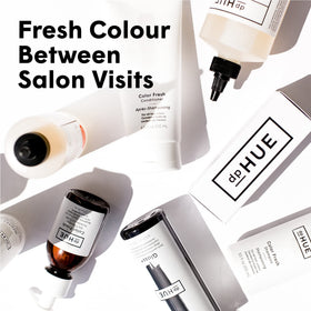 Diverse users with blonde and brunette hair enjoying refreshed color.
