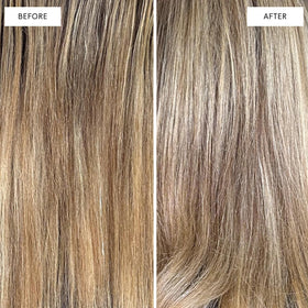 dpHUE Cool Blonde Shampoo violet pigments neutralizing yellow hues on hair
