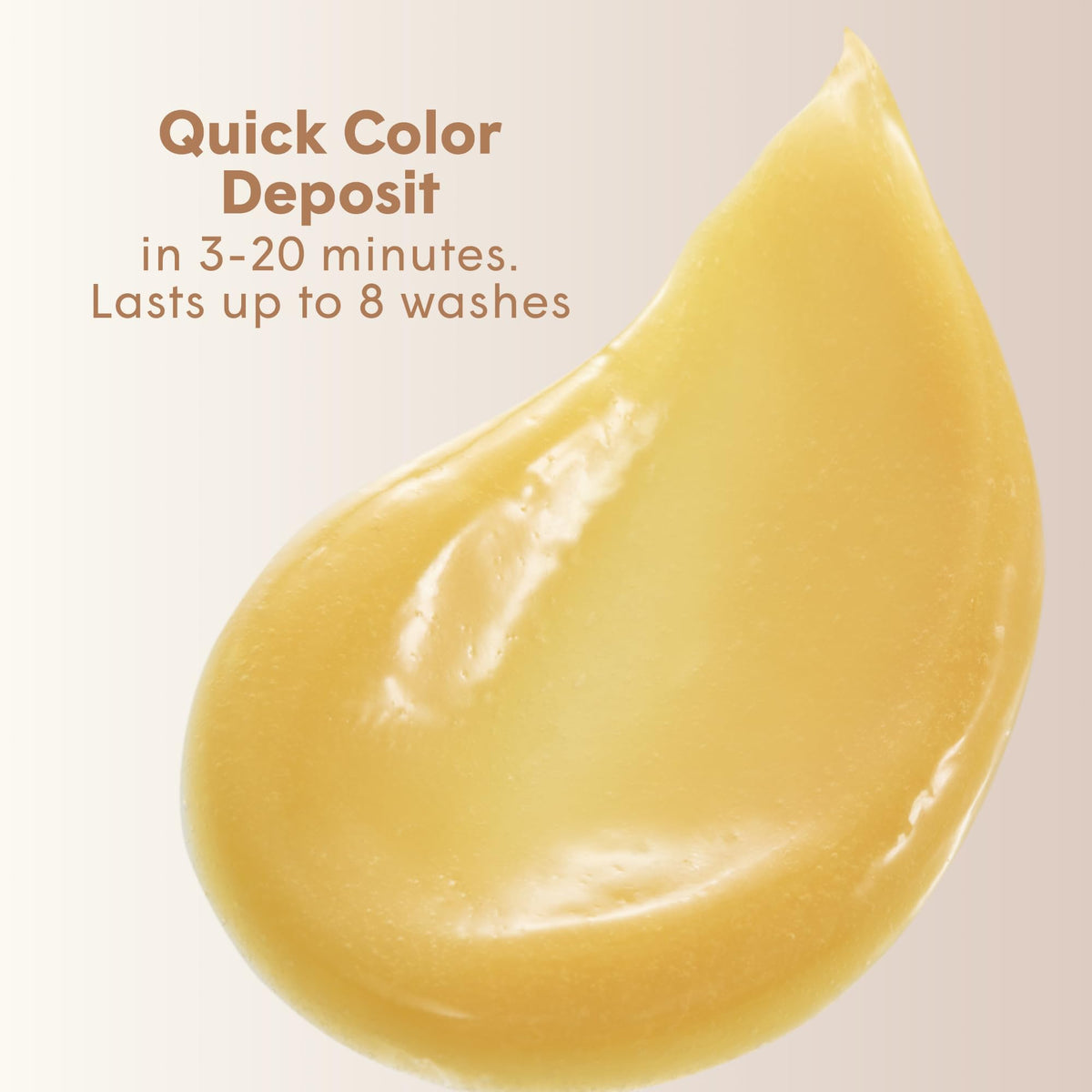 dpHUE Gloss+ Golden Blonde being applied during routine wash day for easy refresh.