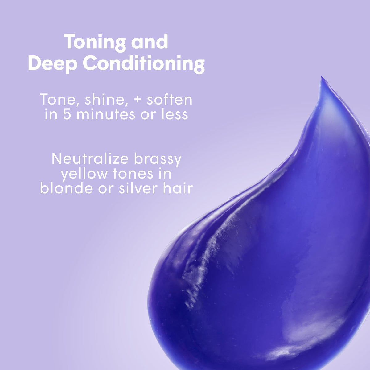 dpHUE Gloss+ Toning Purple pump shows easy, even application for uniform toning