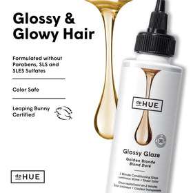 dpHUE Glossy Glaze color-safe formula for color-treated hair.