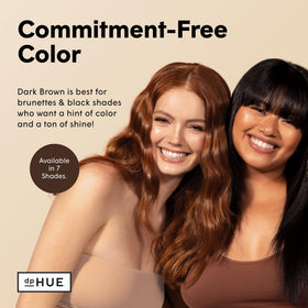dpHUE Glossy Glaze fragrance mirrors salon color for a premium in-shower experience.