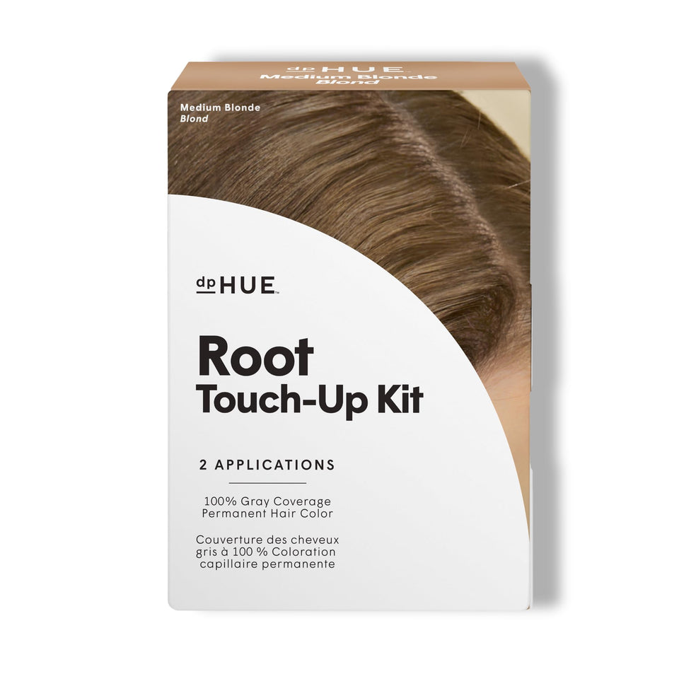 dpHUE Root Touch-Up Kit Medium Blonde packaging ready for at-home color touch-ups