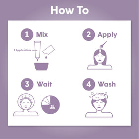 dpHUE application process image showing smooth even color distribution