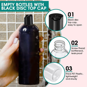 DPLASKA leak-proof disc-top cap bottle enables controlled dispensing.