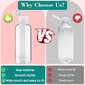 DPLASKA TSA approved travel bottles ideal for carry-on use