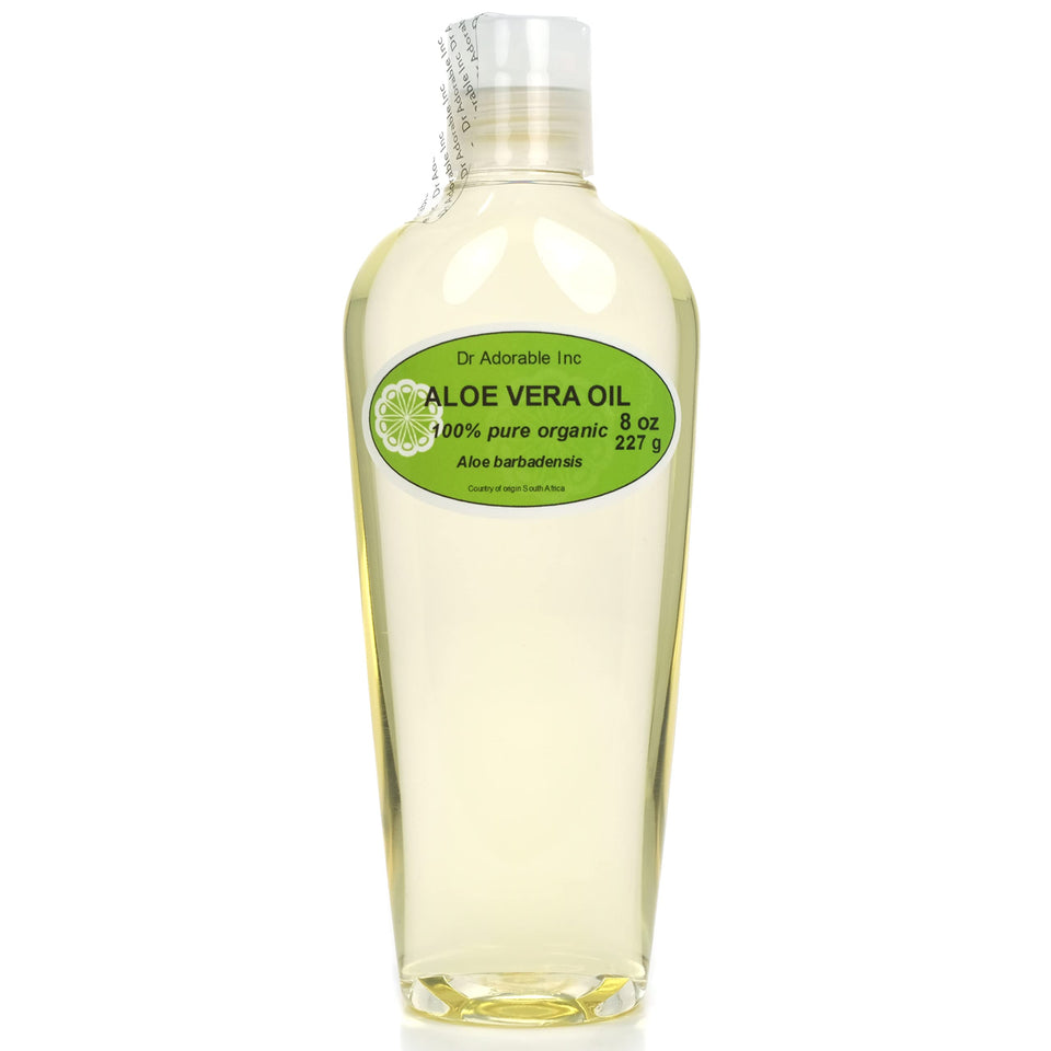 Dr Adorable Aloe Vera Oil 8 oz bottle for daily skin hydration