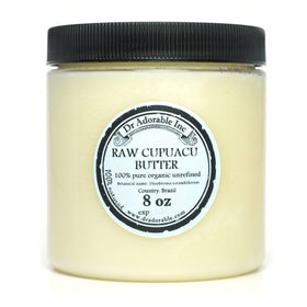 Dr Adorable Cupuacu Butter 8oz jar offers deep hydration for soft, smooth skin.