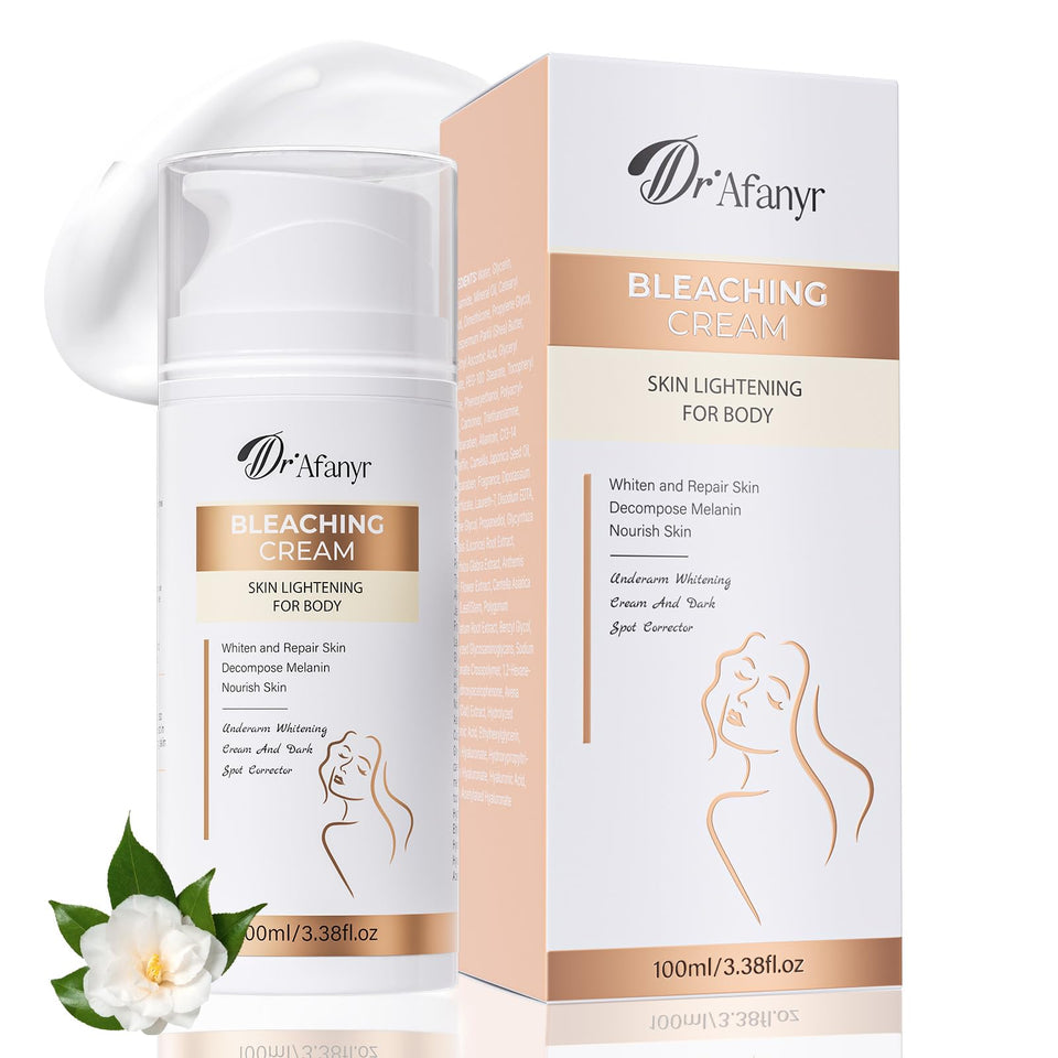 DR.Afanyr 100ml skin bleaching cream bottle with premium packaging for easy use
