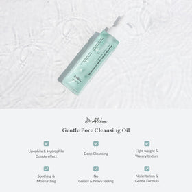 Rinse-off moment showing oil turning milky as it emulsifies.