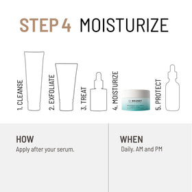 Night-time routine shot with Dr. Brandt Needles No More Hyaluronic Face Cream for next-day glow.