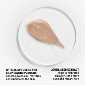 Dr. Brandt Pores No More Luminizer Primer under foundation creates a smooth canvas.
