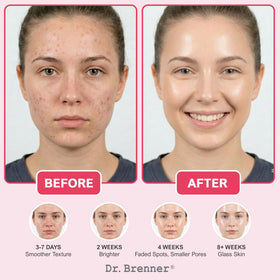 Close-up texture of the serum showing a smooth, fast-absorbing finish