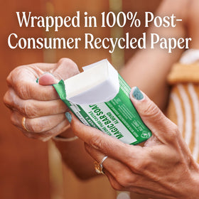 Dr. Bronner’s Almond bar soap for full body cleanse, vegan formula.