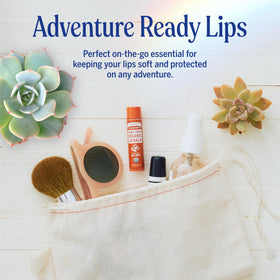 Cruelty-free Leaping Bunny logo on Dr. Bronner's lip balm packaging.